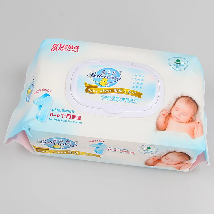 
Non Alcohol Wet Wipes for Babies from 0-6 Month 