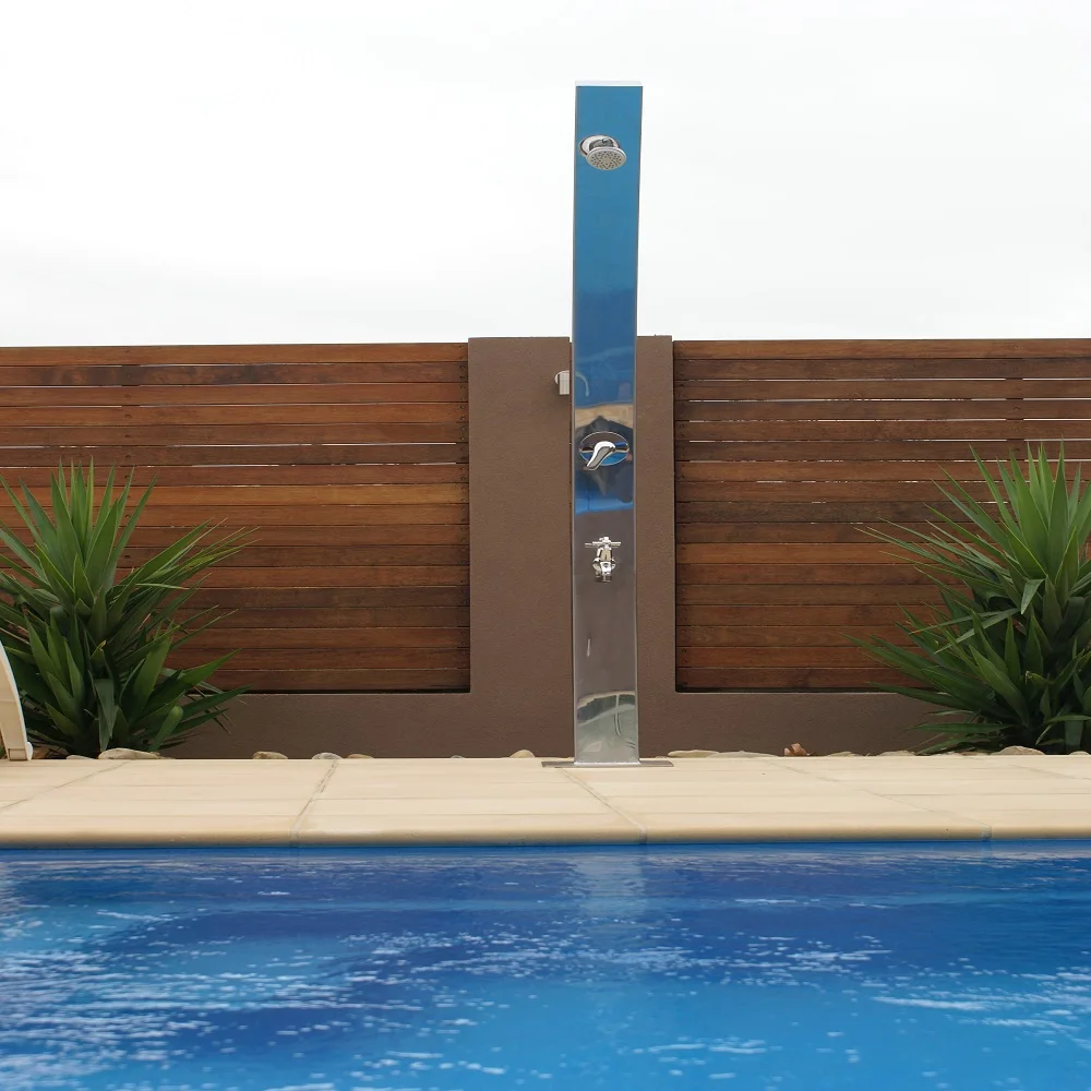 
Audemar Stainless Steel 316 Straight Outdoor Shower For Swimming Pool And Garden 