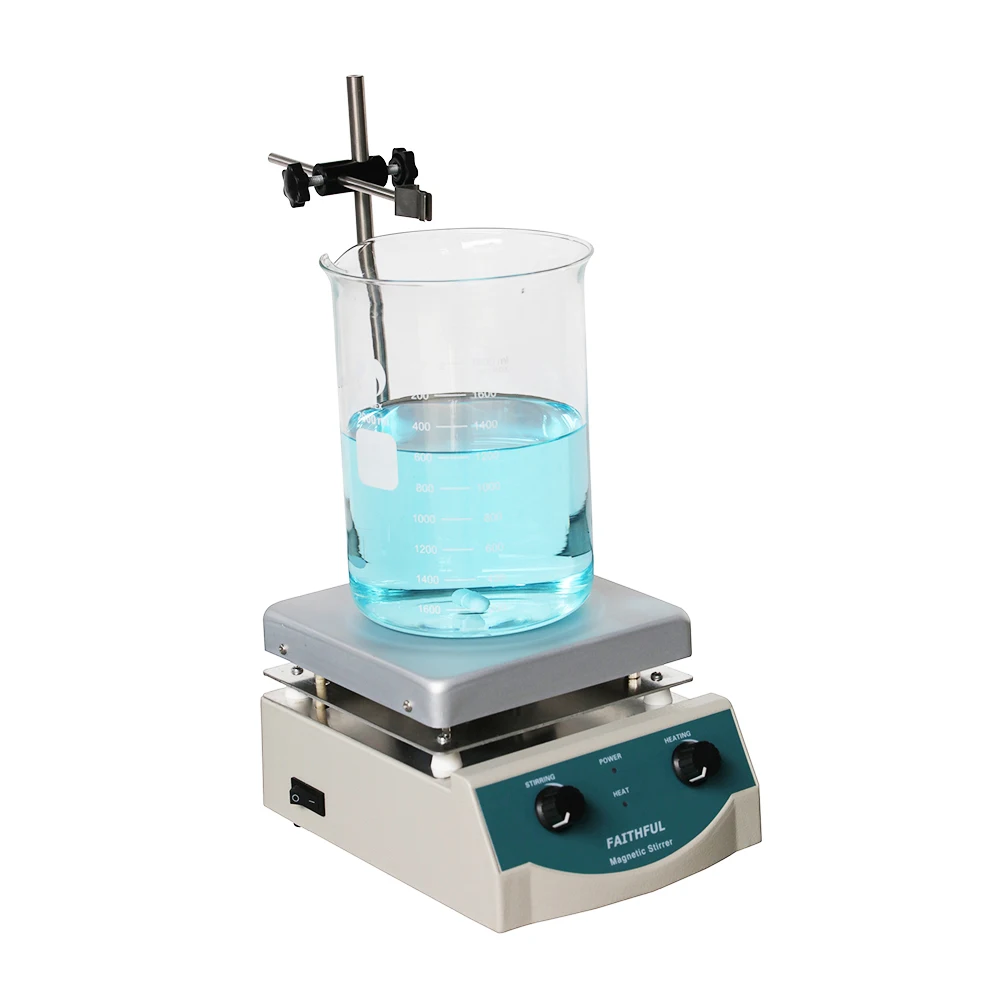 
laboratory chemical mixer magnetic stirrer with hot plate 
