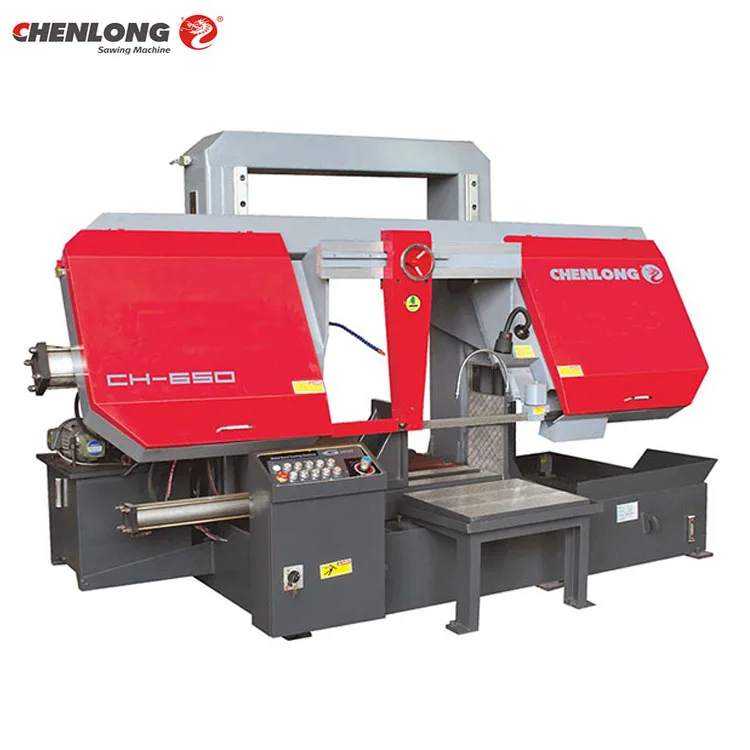 CHENLONG CH-650 Horizontal Metal Band Saw Machine / Metal Cutting Saw