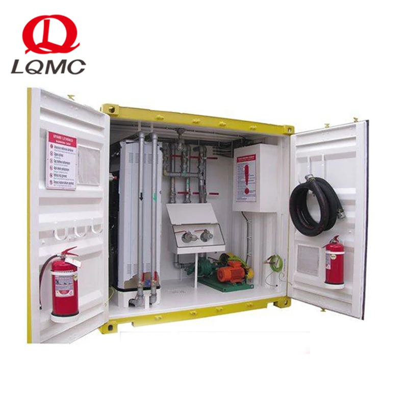 Portable gas pump mobile fuel petrol station with generator