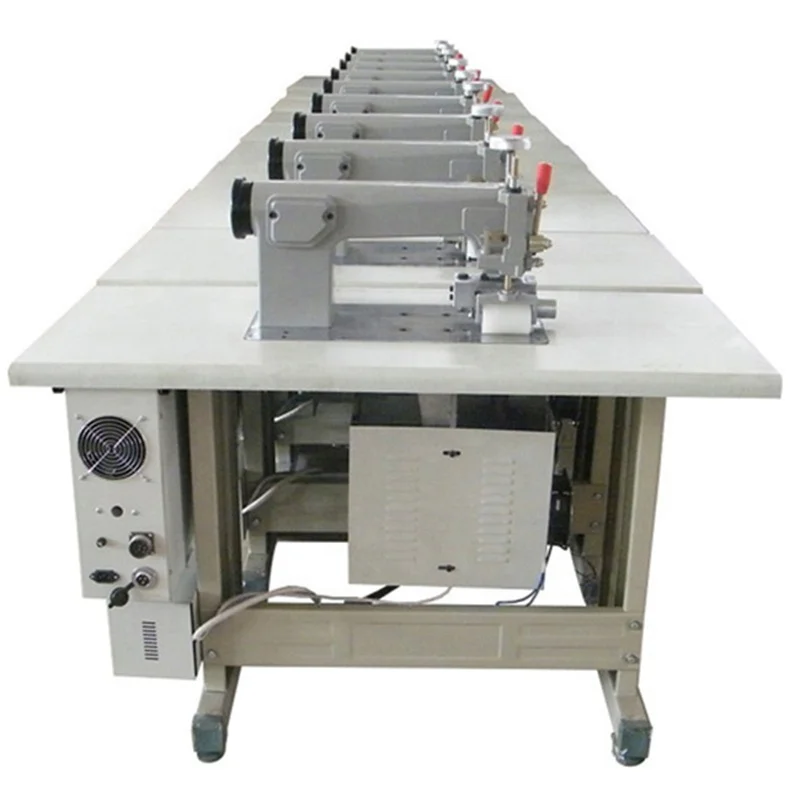 low price India market ultrasonic non-woven lace sewing  machine for Sanitary napkin making