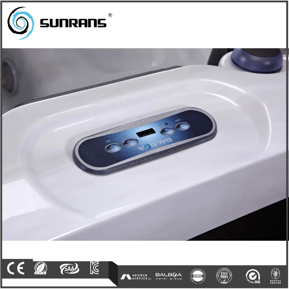 Sunrans Balboa Control Whirlpool Massage Hot Tub 29pcs Jets For 5 Person Outdoor Hot Tubs With Siding Panels SR812A