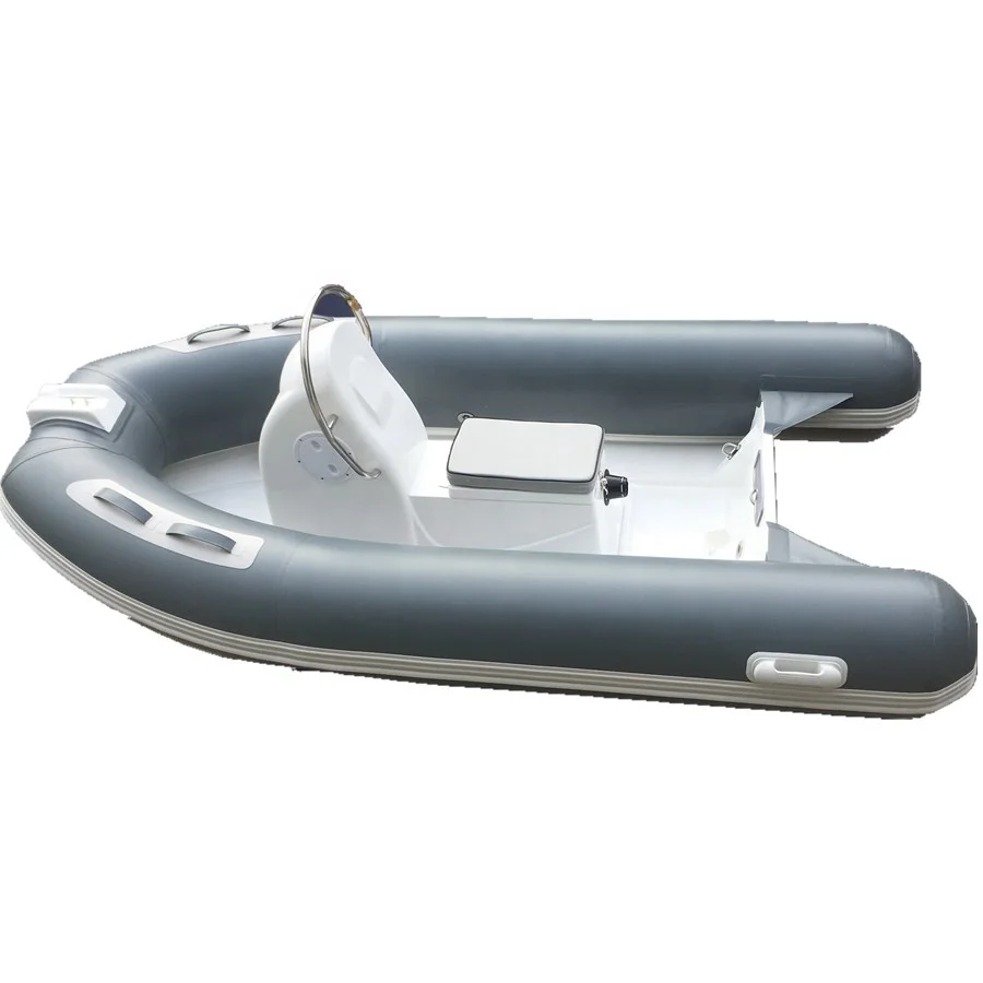 Goboat RIB300 3.0M 10Ft High Performance Aluminum Double Hull Deep PVC Hypalon Inflatable Boats For Sale RIB300