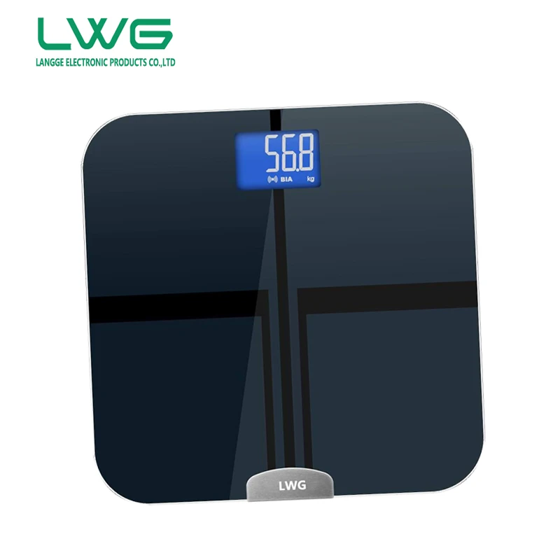 2023 hot sale High quality health body fat analysis electronic bathroom scale