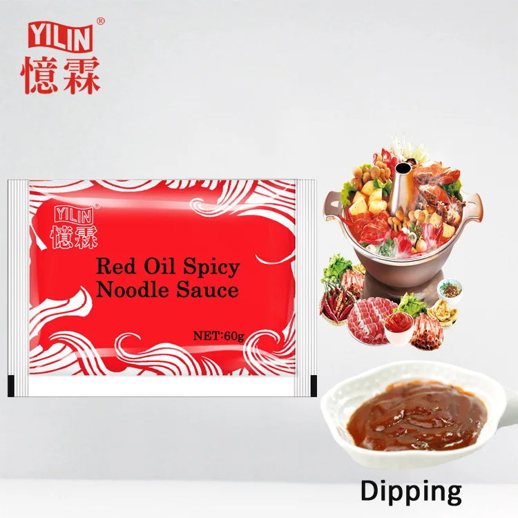 30g High Quality oriental  hot and Spicy Noodle seasoning Sauce with BRC certificates