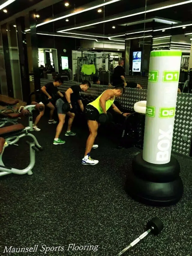 rubber 100% caucho EPDM / Pisos de sala de fitness / gimnasio Mats precio