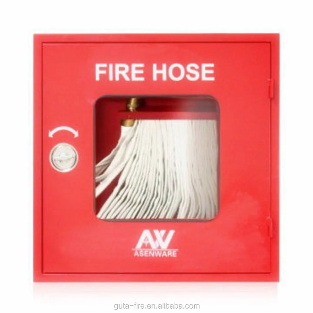 Fire hose rack cabinet without glass for apartment fire water extinguishing