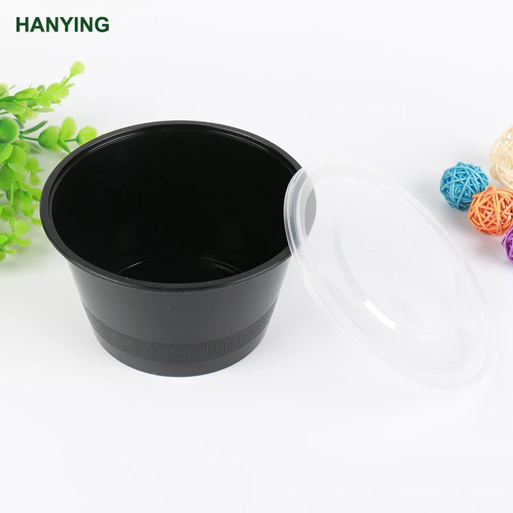 
Round lunch box plastic disposable with lid lunch box container sets plastic disposable lunch box 