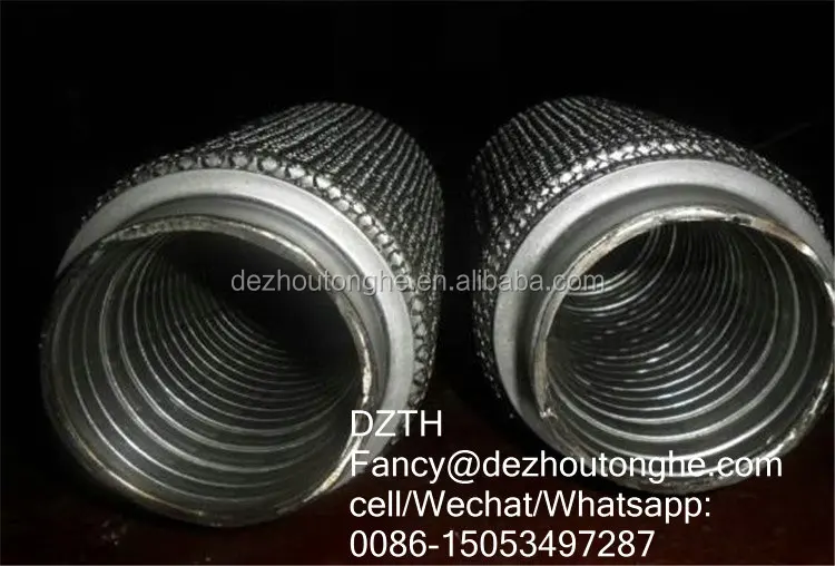 stainless steel interlock flexible exhaust pipe