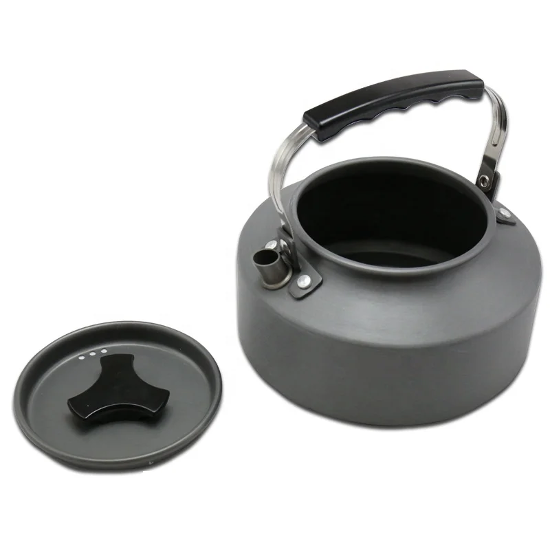 Good Quality Outdoor 1.1L aluminum camping kettle