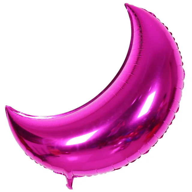 Moon Shaped Mylar Balloons 36 inch for Birthday Party Anniversary Celebrate Parties Wedding Baby Shower Decorations