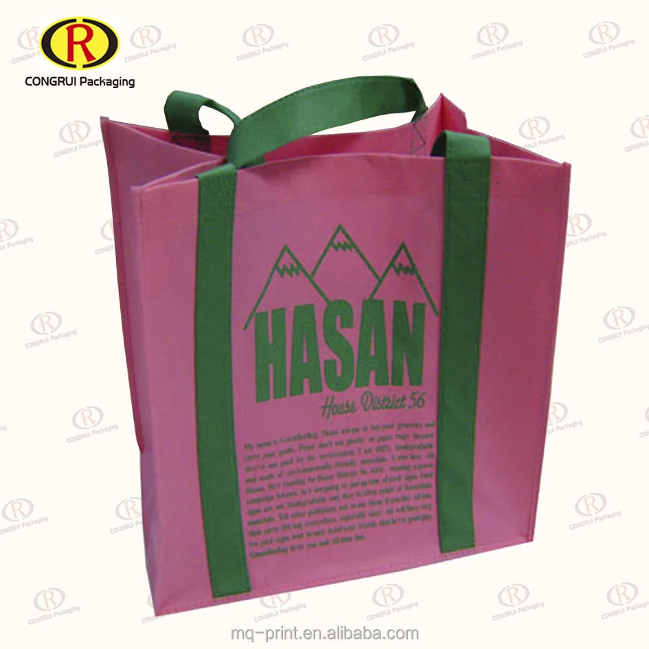 China Hot sale Eco-Friendly shopping bag,  non-woven fabric bag Customized