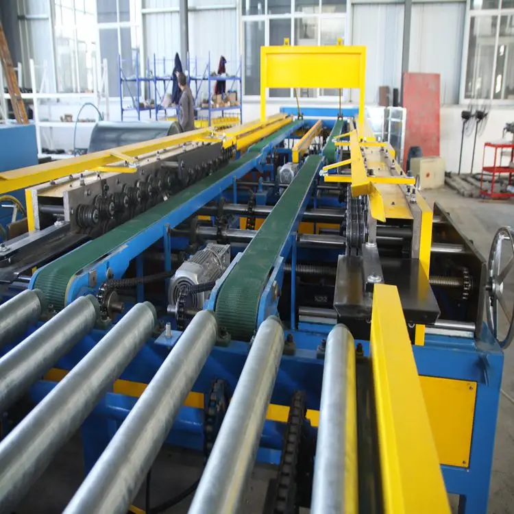 Manufacture 1300mm 1600mm HVAC tube pipe U shape auto air duct line 5 forming machine customized