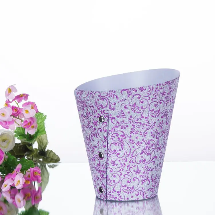 
Flower cylinder round colorful printing luxury decorative flower sleeve 