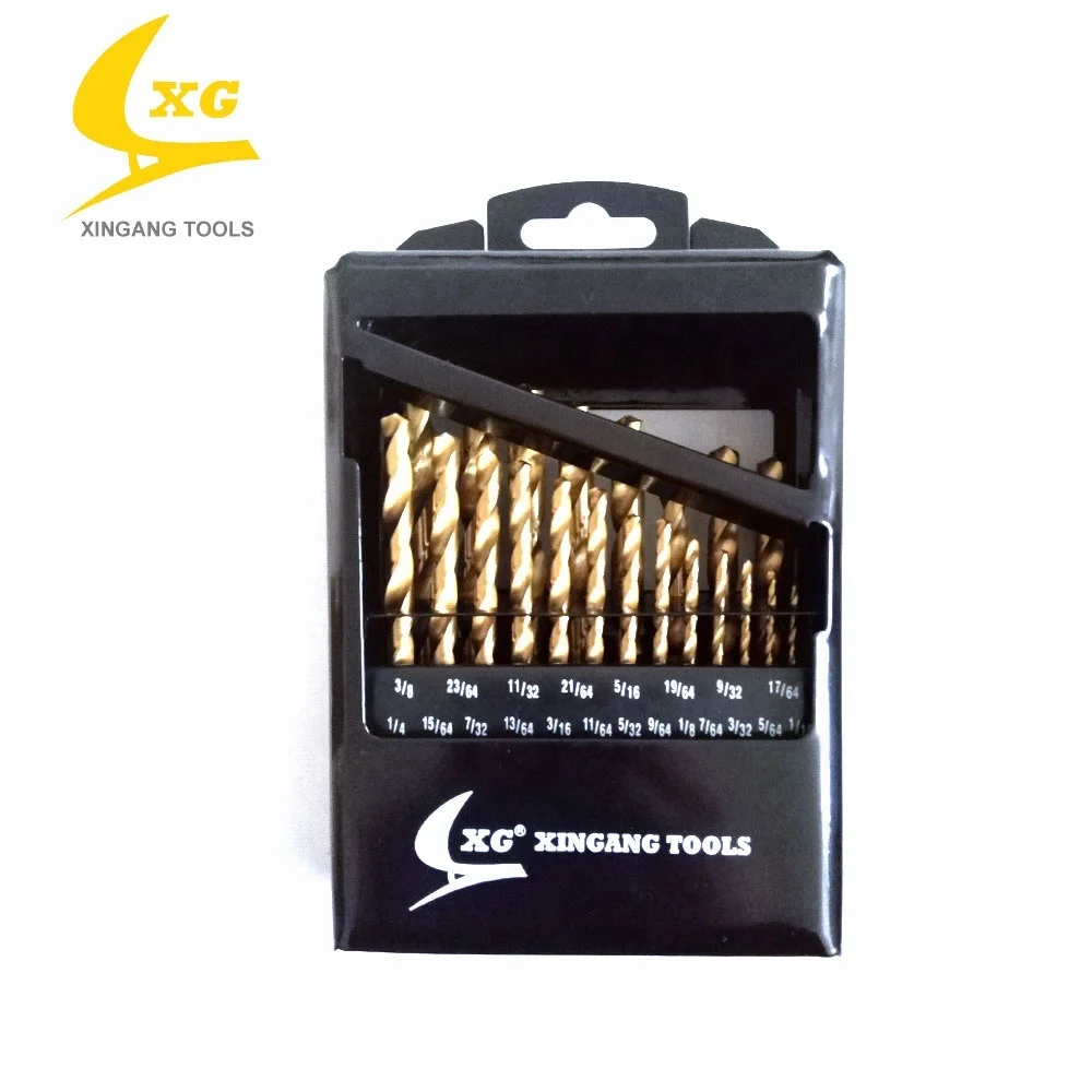 
danyang manufacture drilling 21pcs twist drill bit set for multipurpose 