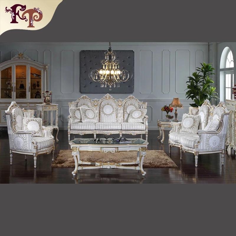French Romantic Style Luxury Sofa/Fabric Furniture With High Quality For home furniture