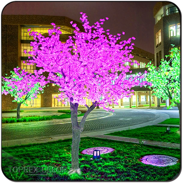 Wedding Garden Outdoor Light up Artificial Led Trees Cherry Blossoms for