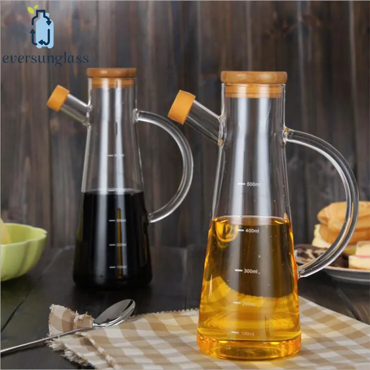 cooking oil storage bottle glass oil bottle vinegar bottle