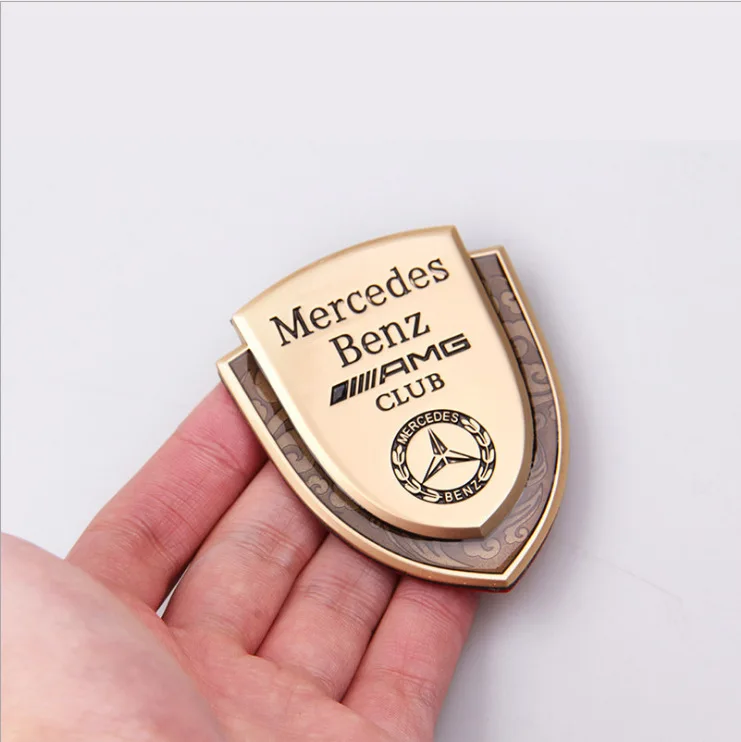 Factory Supply Vehicle Accessories Sticker Custom Made Chrome Luxury Car Emblem