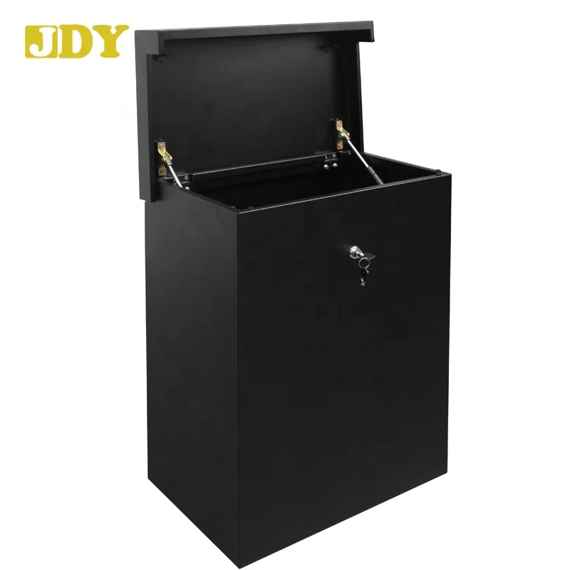 European Stylish Small Capacity Garden Outdoor Express Cabinet Delivery Boxes Safe Locked parcel drop box for mail and parcel