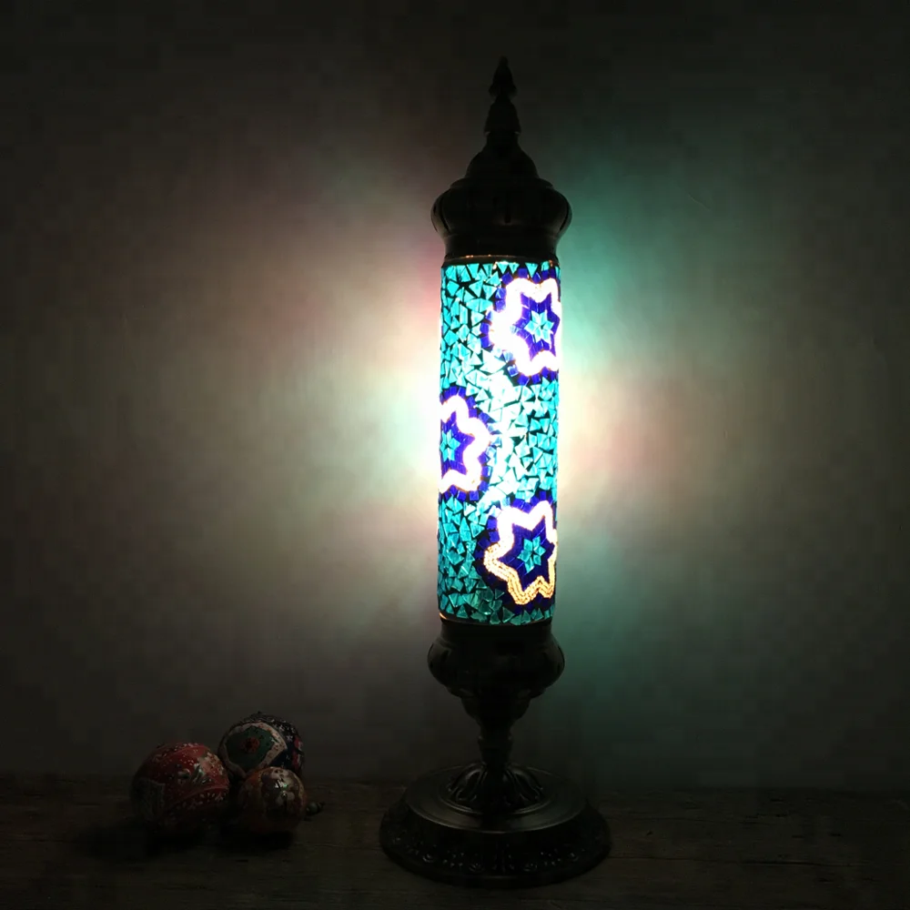 Настольные лампы в турецком стиле с мозаикой