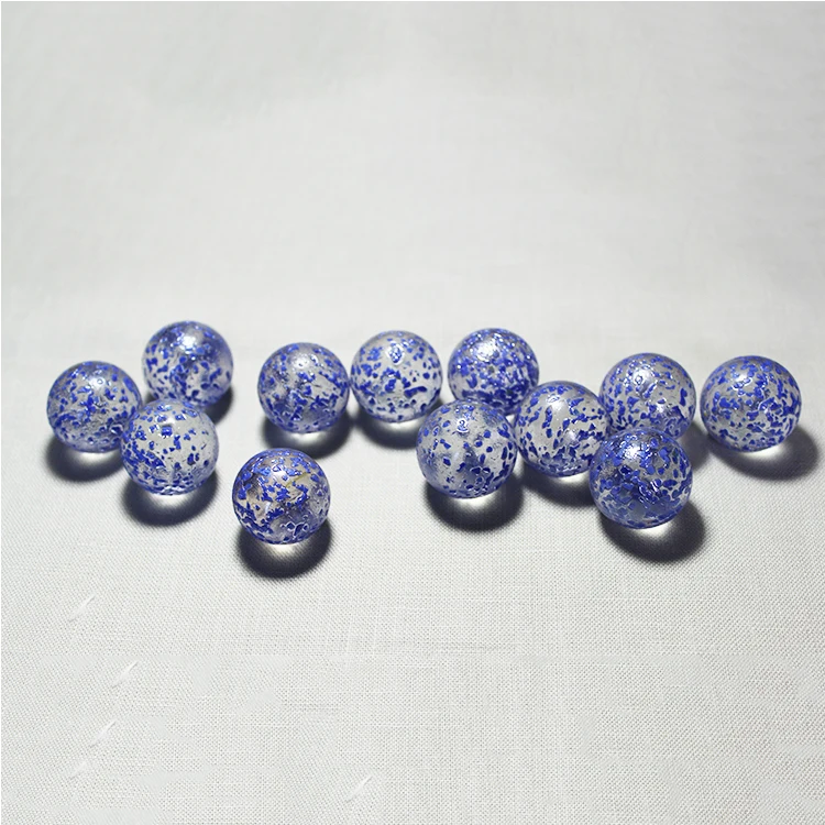 Blue colour mercury large hanging glass ball with low price