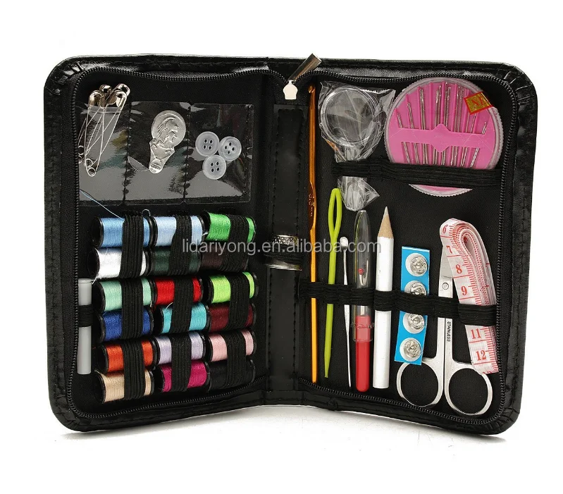High quality professional 18 color home travel sewing kit