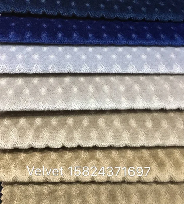 manufactory high quality velvet with beauful design for textile