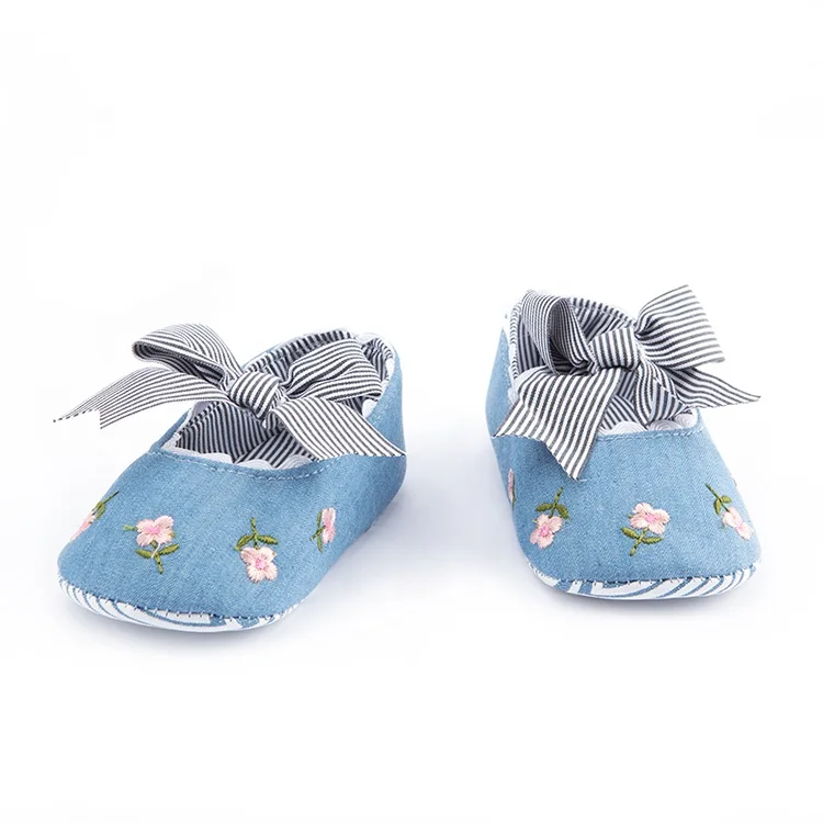 Newborn Infant Baby Girls Floral Crib Shoes Soft Sole Anti-slip Sneakers baby shoes