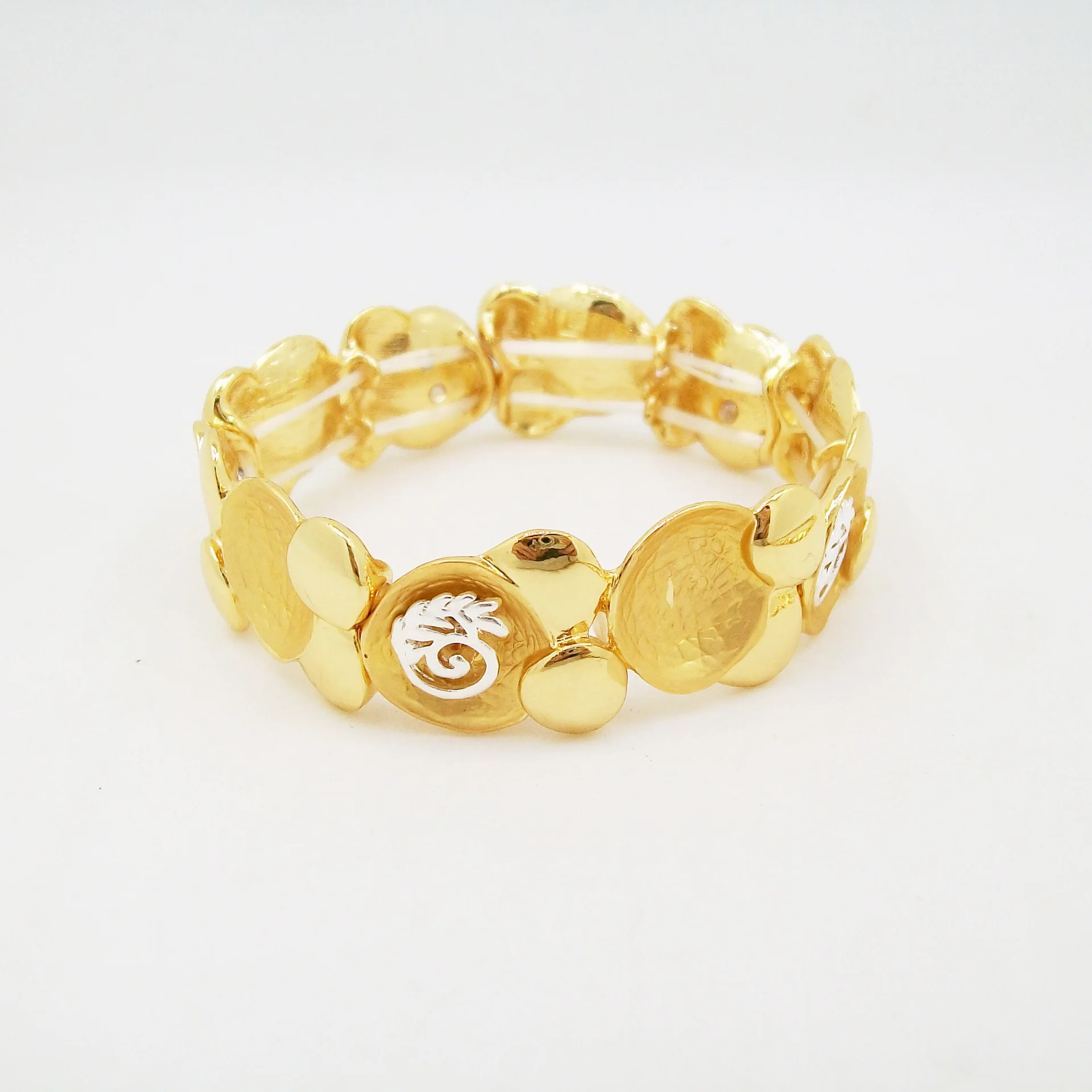 Wholesale artificial 24k dubai gold plated jewelry set in alloy material