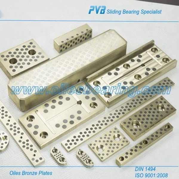 VDI 3357 раздвижная накладка, WF 750 oiles износ пластин, бронзовая графитовая самосмазывающаяся пластина VDI3357
