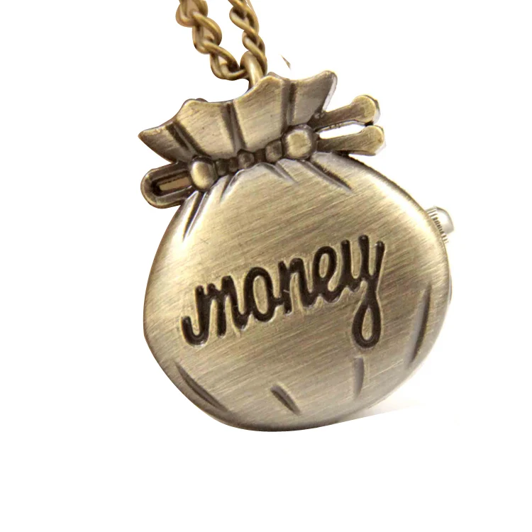 cartoon pocket watches with wallet purse moneybag factory direct sales