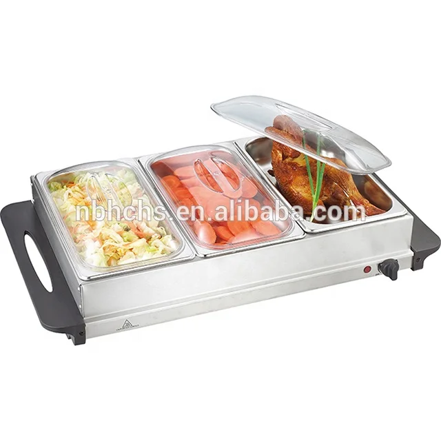 Electric Food Warmer Machine Heater Buffet Serving Dish