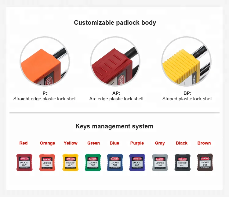 Elecpopular OEM Brands High Quality Steel Shackle Safety Padlocks