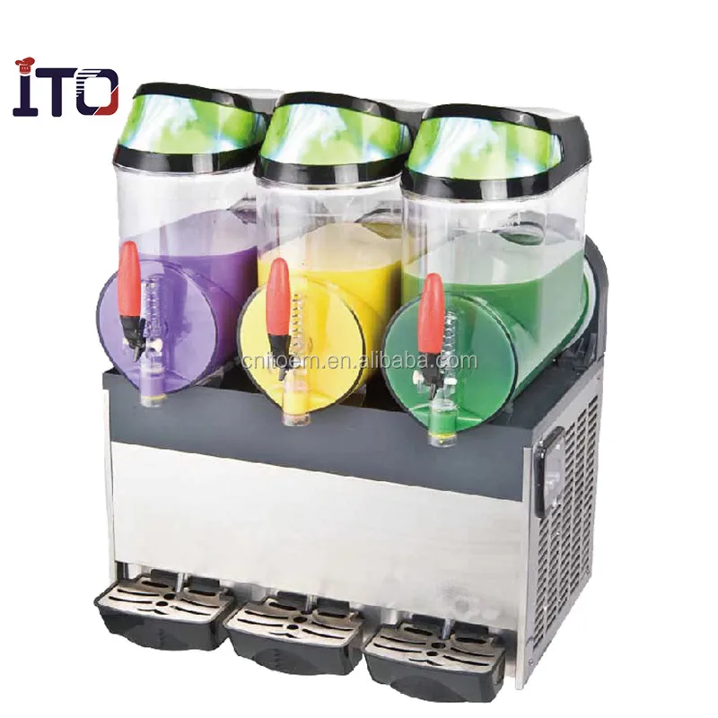 Commercial factory price 3 tanks cheap slush machine price for sale