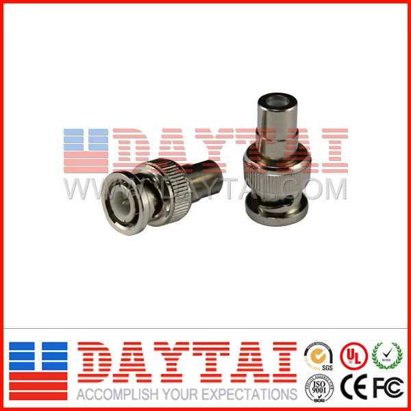 Переходник BNC(папа)-RCA(мама)/RCA розетка - BNC штекер/Переходник,Разъём И Коннектор