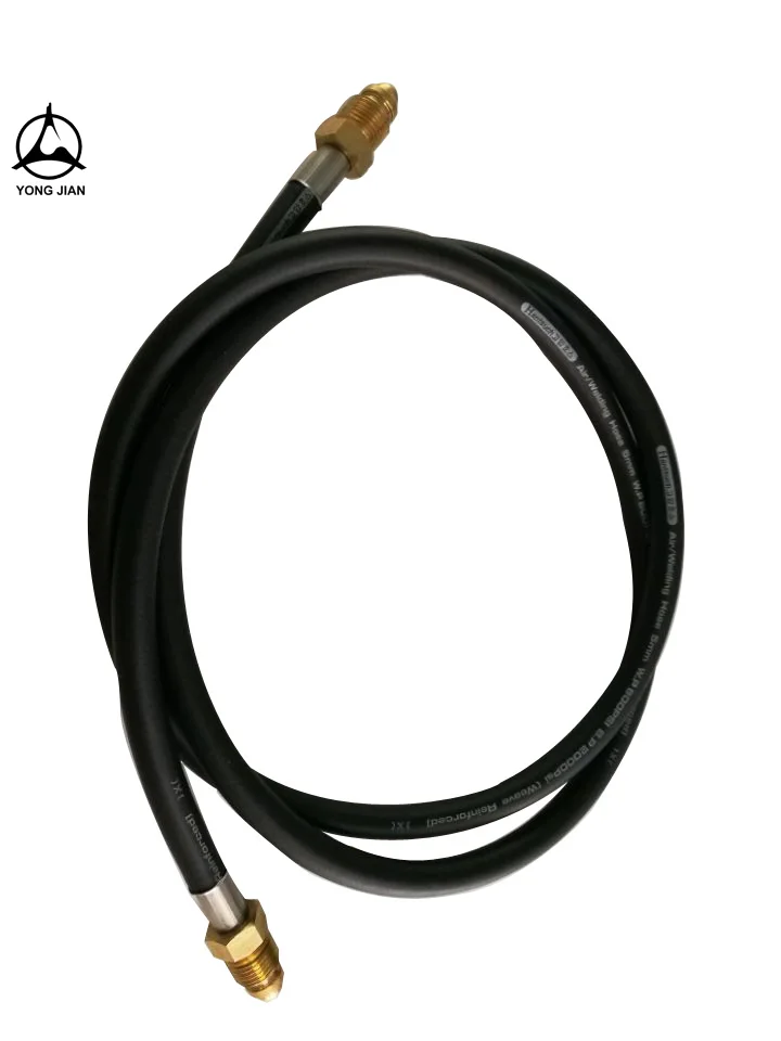 Mig welding Brass body Co2 argon regulator with air hose