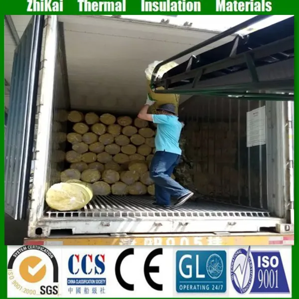 
50mm heat resisteance acoustic fiber glass wool blanket 