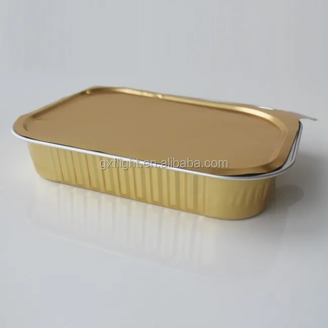 Food Grade Airline Disposable Aluminum Foil Container