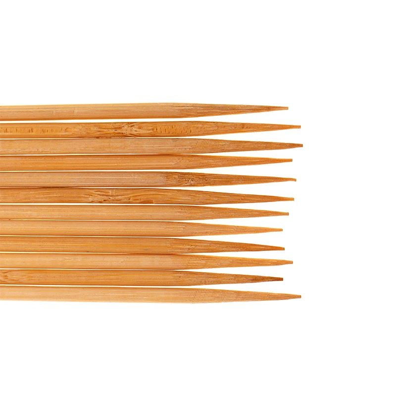 No Point Stand BBQ Fruit Grill Food Skewer Fish Flower Non-stick TOOLS Meat Bamboo