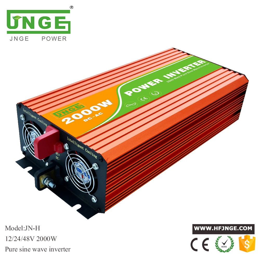Off Grid DC To AC 12V 24V 48V Pure Sine Wave Inverter 2000W