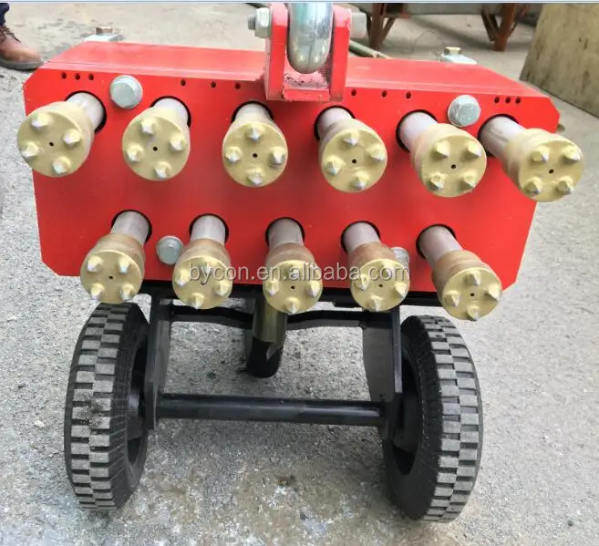 DSM-11 walk behind portable bush hammer concrete chipping machine concrete scabbler