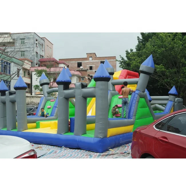 Коммерческие Гигантские Воздушные Замки, надувная горка для детей