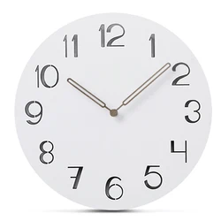 Preciser Custom Manufacture Large Carved Decorate Wooden Wall Clock