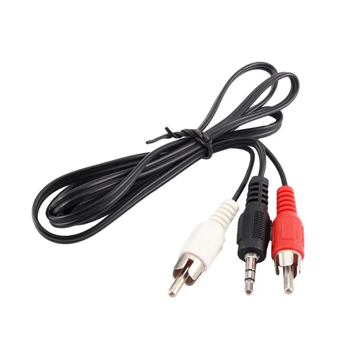male to male 3.5mm audio cable 3.5mm to 2rca for DVD