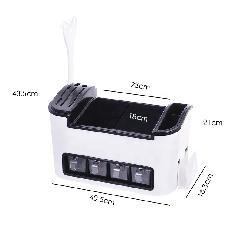 All Kitchen Utensils Receive Case Condiment Storage Box Seasoning Storage Rack Kitchen Tool Holder Knife Storage