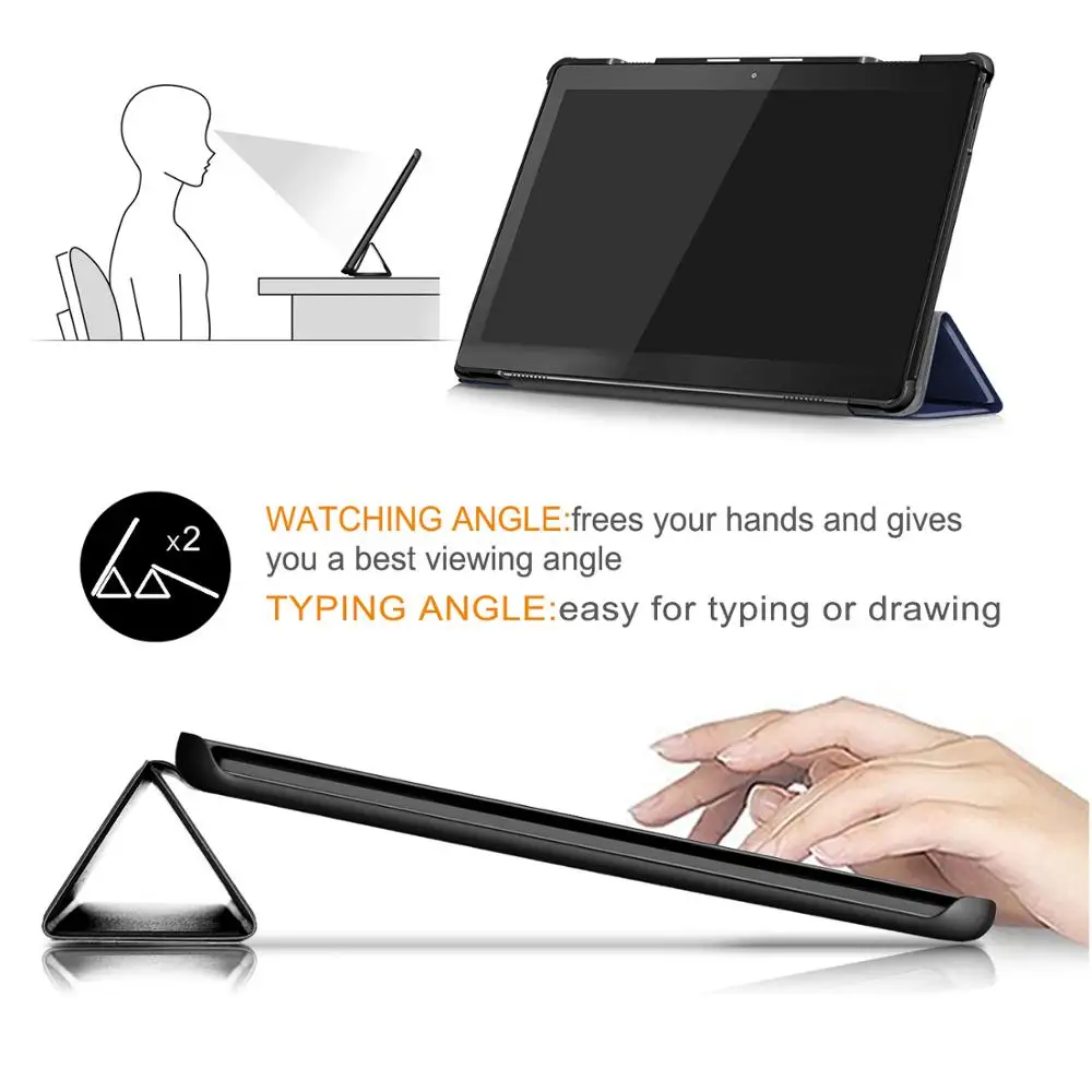 
tablet cover case for lenovo Tab M10 TB-X605F/L TB-X505F/L 10.1 inch 