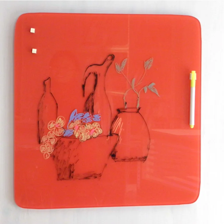 Magnetic whiteboard marker color board glass panel writing white board