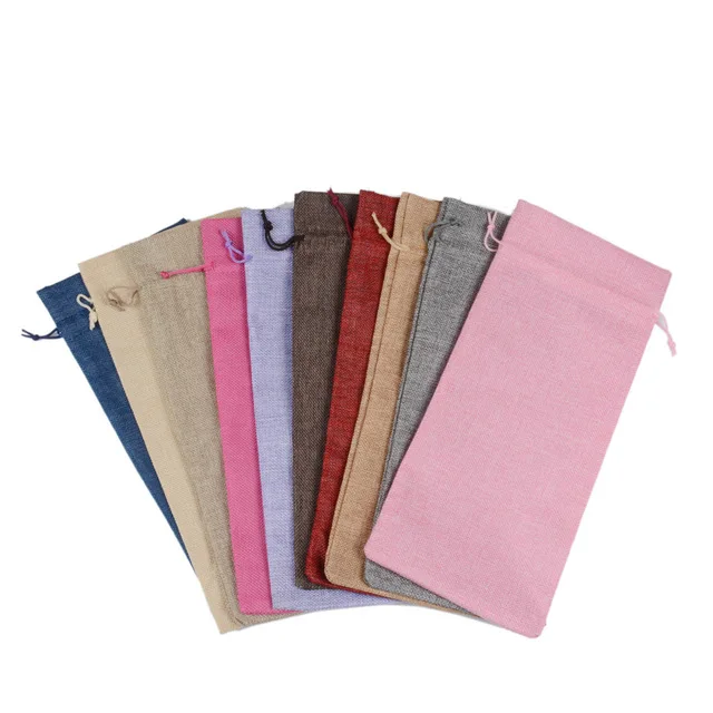 Jute Wine Bottle Covers Champagne Bottle Bag